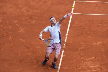 Norveç 'ten Casper Ruud 1 Mayıs 2025' te İspanya 'nın Madrid şehrinde La Caja Magica' da Mutua Madrid Açık 'a katıldı.