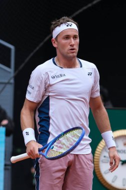 Norveç 'ten Casper Ruud 1 Mayıs 2025' te İspanya 'nın Madrid şehrinde La Caja Magica' da Mutua Madrid Açık 'a katıldı.