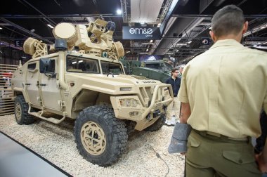 IFEMA 'daki Uluslararası Savunma ve Güvenlik Fuarı (FEINDEF) görüntüsü, 13 Mayıs 2025. İspanya