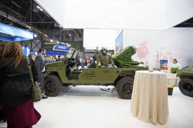 IFEMA 'daki Uluslararası Savunma ve Güvenlik Fuarı (FEINDEF) görüntüsü, 13 Mayıs 2025. İspanya