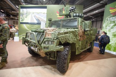 IFEMA 'daki Uluslararası Savunma ve Güvenlik Fuarı (FEINDEF) görüntüsü, 13 Mayıs 2025. İspanya