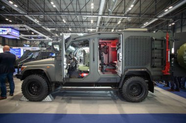 IFEMA 'daki Uluslararası Savunma ve Güvenlik Fuarı (FEINDEF) görüntüsü, 13 Mayıs 2025. İspanya