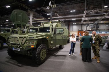 IFEMA 'daki Uluslararası Savunma ve Güvenlik Fuarı (FEINDEF) görüntüsü, 13 Mayıs 2025. İspanya