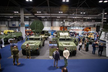 IFEMA 'daki Uluslararası Savunma ve Güvenlik Fuarı (FEINDEF) görüntüsü, 13 Mayıs 2025. İspanya