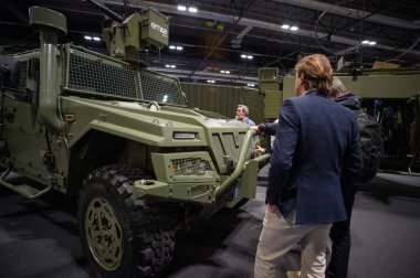 IFEMA 'daki Uluslararası Savunma ve Güvenlik Fuarı (FEINDEF) görüntüsü, 13 Mayıs 2025. İspanya