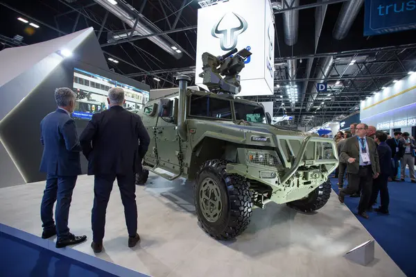 IFEMA 'daki Uluslararası Savunma ve Güvenlik Fuarı (FEINDEF) görüntüsü, 13 Mayıs 2025. İspanya