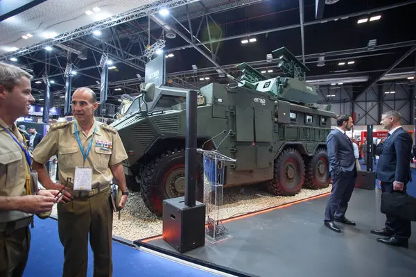 IFEMA 'daki Uluslararası Savunma ve Güvenlik Fuarı (FEINDEF) görüntüsü, 13 Mayıs 2025. İspanya