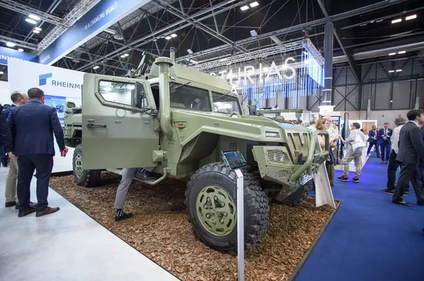 IFEMA 'daki Uluslararası Savunma ve Güvenlik Fuarı (FEINDEF) görüntüsü, 13 Mayıs 2025. İspanya