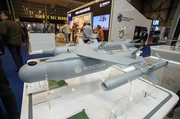 IFEMA 'daki Uluslararası Savunma ve Güvenlik Fuarı (FEINDEF) görüntüsü, 13 Mayıs 2025. İspanya