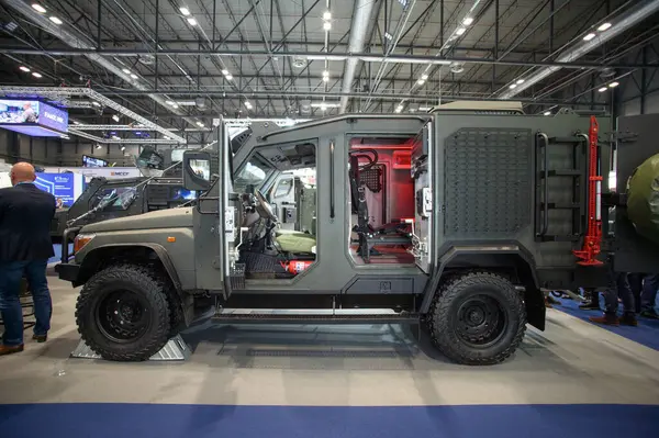 IFEMA 'daki Uluslararası Savunma ve Güvenlik Fuarı (FEINDEF) görüntüsü, 13 Mayıs 2025. İspanya