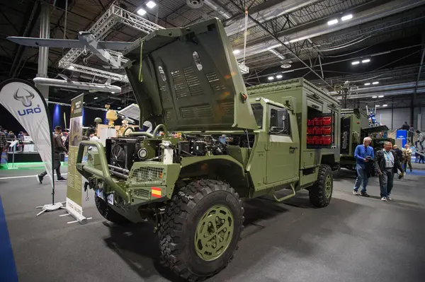 IFEMA 'daki Uluslararası Savunma ve Güvenlik Fuarı (FEINDEF) görüntüsü, 13 Mayıs 2025. İspanya