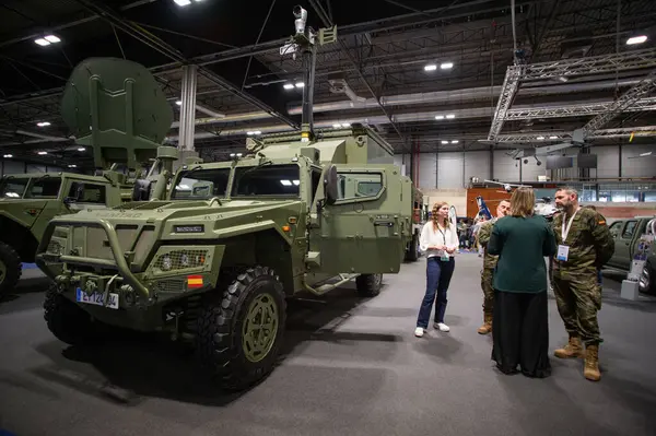 IFEMA 'daki Uluslararası Savunma ve Güvenlik Fuarı (FEINDEF) görüntüsü, 13 Mayıs 2025. İspanya