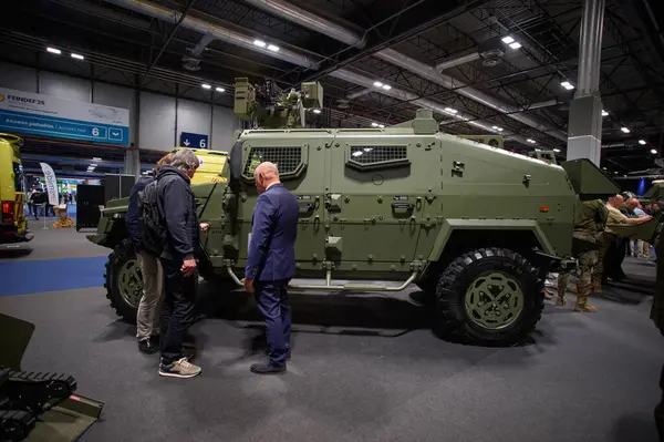 IFEMA 'daki Uluslararası Savunma ve Güvenlik Fuarı (FEINDEF) görüntüsü, 13 Mayıs 2025. İspanya