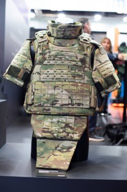 Uluslararası Savunma ve Güvenlik Fuarı 'nın (FEINDEF) Madrid' deki IFEMA 'daki görüntüsü, 14 Mayıs 2025. İspanya