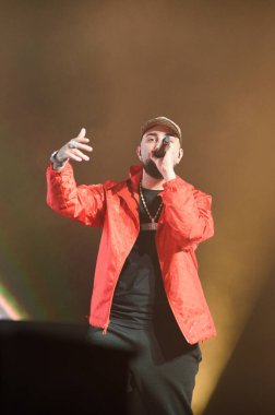 Cano olarak bilinen şarkıcı David Cano Calleja, 23 Mayıs 2025 'te Madrid' deki Movistar Arena 'da konser verdi..