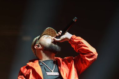 Cano olarak bilinen şarkıcı David Cano Calleja, 23 Mayıs 2025 'te Madrid' deki Movistar Arena 'da konser verdi..