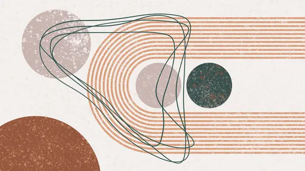 Doğal renklerde Boho Arkaplanı.