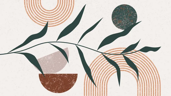 Doğal renklerde Boho Arkaplanı.