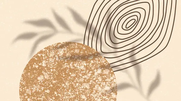 Doğal renklerde Boho Arkaplanı.