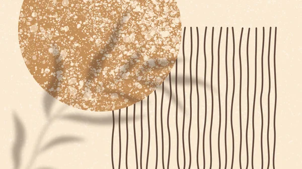 Doğal renklerde Boho Arkaplanı.