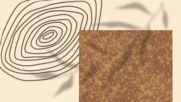 Doğal renklerde Boho Arkaplanı.