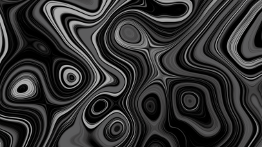 Modern Sıvı Arkaplanı siyah, beyaz ve gri renklerde.
