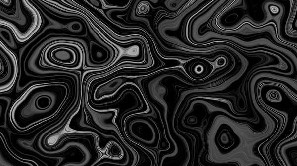 Modern Sıvı Arkaplanı siyah, beyaz ve gri renklerde.