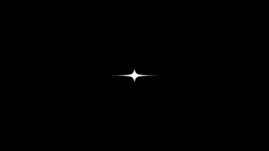 Animasyon Y2K Etiketi Retro Yıldızı.