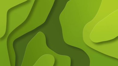 Markalaşma, sunumlar, reklamlar ve diğer videolar için kağıt kesim tarzında soyut arkaplan.