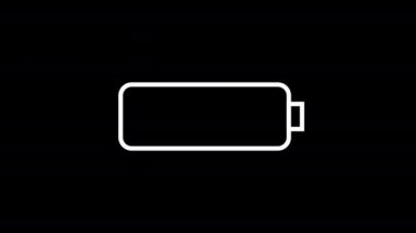 Düşük bataryanın Alfa Kanalı Döngüsü canlandırması.