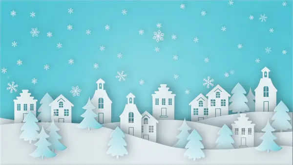 Noel Kağıt Animasyonu. Noel kutlamaları, reklamlar, tatil sunumları ve daha fazlası için harika bir arka plan..