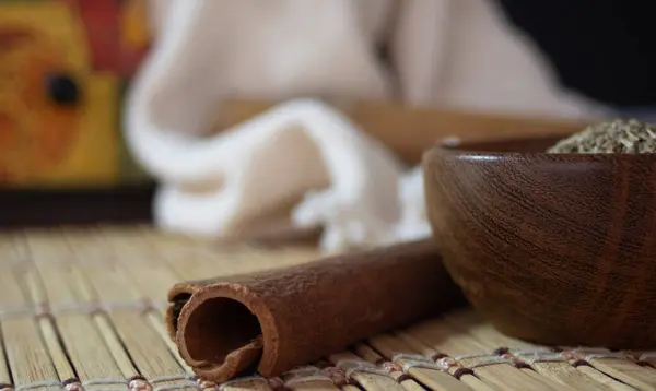 Yatay resim. İtalyan bisküvileri için içerik ve tatlar. Durgun hayat. Mutfak arka planı
