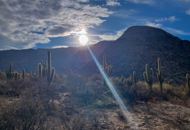 Tucuman 'ın Calchaqui Vadisi' ndeki manzarası. Egzotik manzaralar. Macera turizmi. Turizm promosyonları için arka plan. Tucumann Ulusal Parkı. Anlaşıldı.