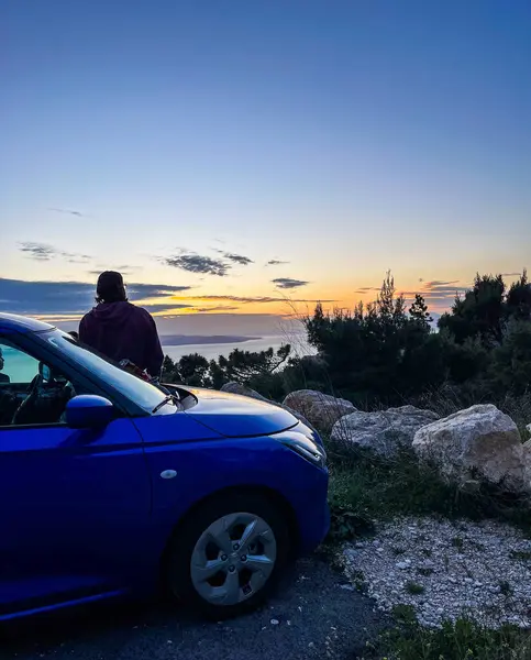 Hırvatistan 'da rahat bir yaz turizmi. Seyahat promosyonu için mükemmel. Güzel seyahat yerleri var. Yaz turizmi kavramı. Sağlığa ve sürdürülebilirliğe odaklı seyahat.