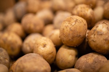 Topraklı patatesler