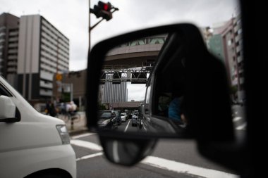 Şehirdeki trafiğin yansıması