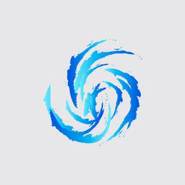 Soyut suluboya modern çerçeve tasarımı