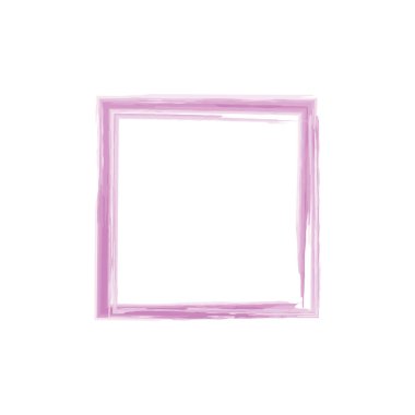 Soyut grunge fırça darbesi ve sınır çerçeve tasarımı