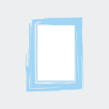 Soyut grunge fırça darbesi ve kenar