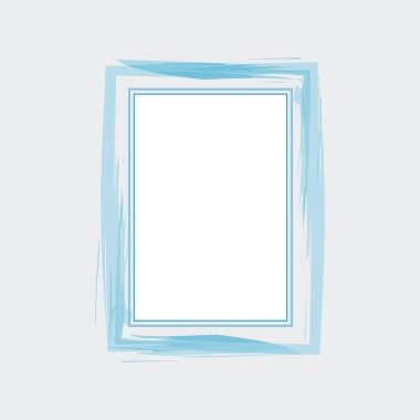 Soyut grunge fırça darbesi ve kenar