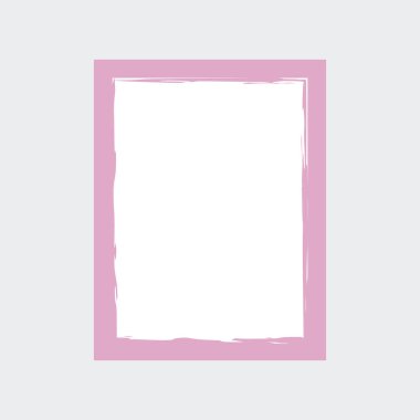 Soyut grunge fırça darbesi ve sınır tasarımı