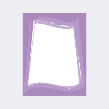 Soyut grunge fırça darbesi ve sınır tasarımı