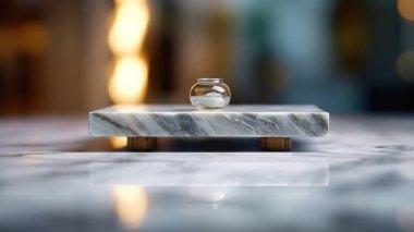 Ögeleri göstermek için mermer tablo