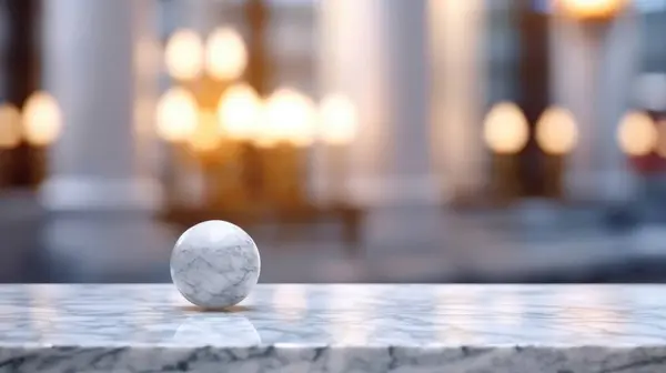 Ögeleri göstermek için mermer tablo