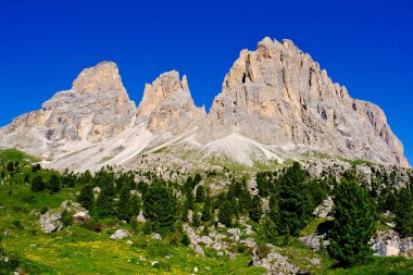 Gruppo del Sassolungo nelle Dolomiti clipart