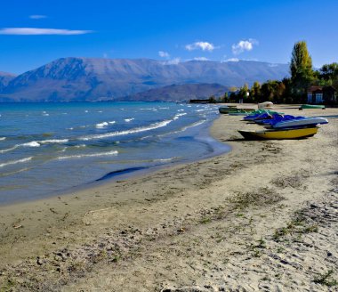 Lago di Ocrida in Albania clipart