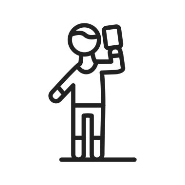 Akıllı Telefon simgesine sahip adam