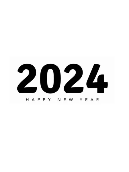Новогодний Вектор 2024 Поздравительная Открытка Шаблон Векторная Графика