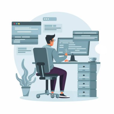 Siber güvenlik konsepti, Hacker 'ın bilgisayarı hacklemek için kullanması, 