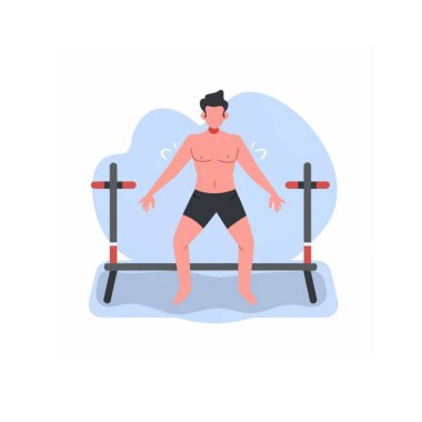 Vücut geliştirme vektörü. 